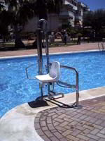 Silla salvaescaleras de piscinas para discapacitados Benidorm