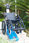 El montaescaleras portátil Oruga se adapta a cualquier silla de ruedas