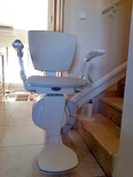 Silla subeescaleras Otto instalada en una casa particular de Valencia