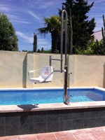 Silla salvaescaleras de piscinas para discapacitados Barcelona