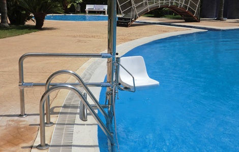 Silla para piscinas discapacitados